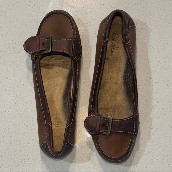 Cole Haan Nike Air Brown Leather Loafers - Picture 1 of 7